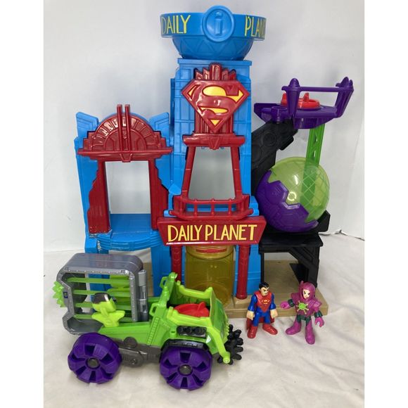 Imaginext Toys Dc Imaginext Daily Playset Lex Luthor Hauler